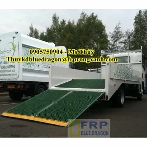Bán tấm sàn thủy tinh frp grating, sàn thao tác xây dựng công nghiệp, sàn kháng hóa chất