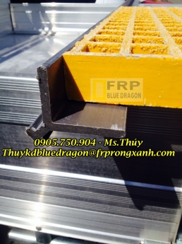 Bán tấm sàn thủy tinh frp grating, sàn thao tác xây dựng công nghiệp, sàn kháng hóa chất