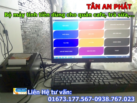 Bán máy tính tiền cho quán café tại Bình Phước