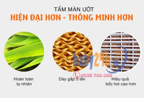 Quạt làm mát không khí Empoli EM-50R siêu tiết kiệm điện sale 39%