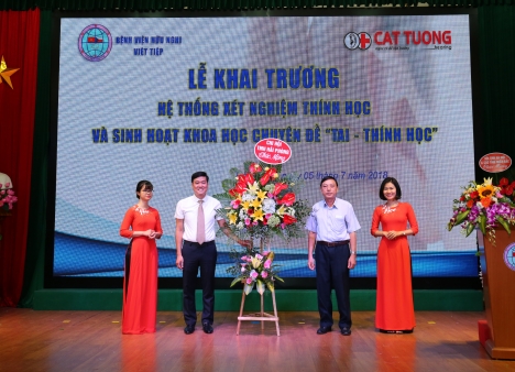 Lễ khai trương hệ thống xét nghiệm thính học Cát Tường
