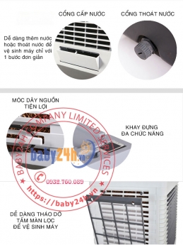 Quạt làm mát không khí Empoli EM-50R siêu tiết kiệm điện sale 39%
