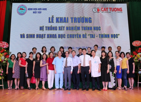 Lễ khai trương hệ thống xét nghiệm thính học Cát Tường