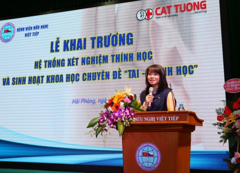 Lễ khai trương hệ thống xét nghiệm thính học Cát Tường