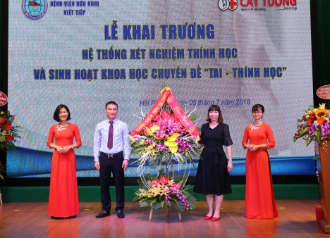Lễ khai trương hệ thống xét nghiệm thính học Cát Tường