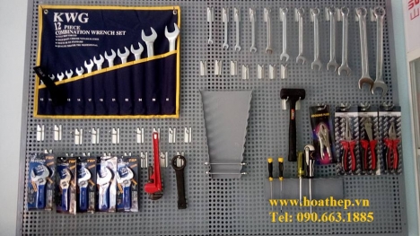 Bảng treo dụng cụ được thiết kế với tính tiện ích cao