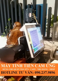 Máy tính tiền pos trọn bộ cho quán cafe giá rẻ nhất