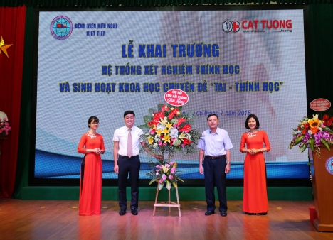 Lễ khai trương hệ thống xét nghiệm thính học Cát Tường
