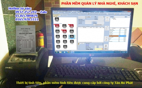 Nhận lắp đặt máy tính tiền, máy in hóa đơn cho khách sạn, nhà nghỉ