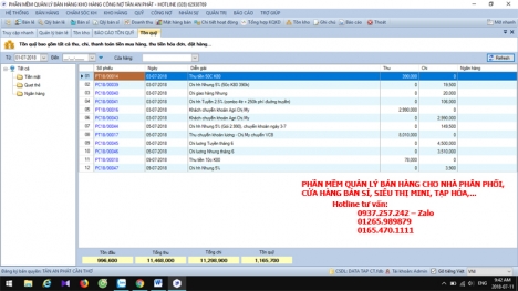 Nhận lắp đặt máy tính tiền, máy in hóa đơn cho nhà phân phối