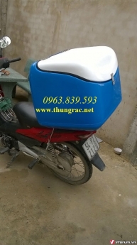 Sản xuất thùng chở hàng loại trung chở hàng sau xe máy giá rẻ