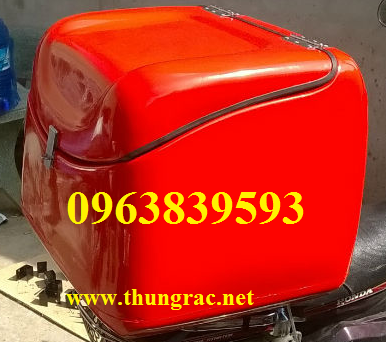 Sản xuất thùng chở hàng loại trung chở hàng sau xe máy giá rẻ