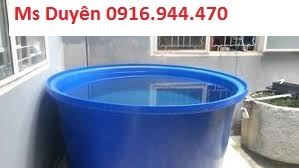 Thùng nhựa tròn đựng nước, thùng nhựa làm hồ bơi, đựng hóa chất