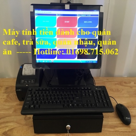 Bán trọn bộ máy tính tiền giá rẻ cho quán cafe tại rạch giá 