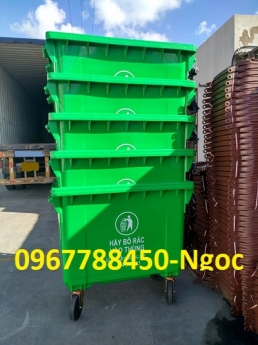 Bán thùng rác nhựa 660 lít giá rẻ