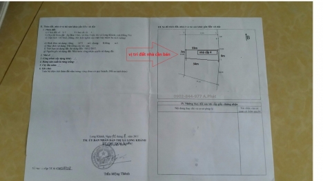 Cần bán lô đất rộng và có sẳn nhà cấp 4 ,cọc dọn vào ở ngay LONG KHÁNH ĐỒNG NAI