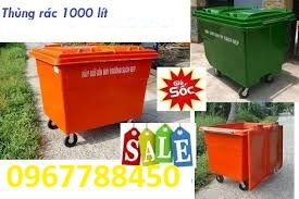 Bán thùng rác nhựa 660 lít giá rẻ