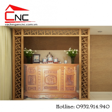 Ưu điểm nổi bật của vách ngăn hoa văn phòng thờ đẹp