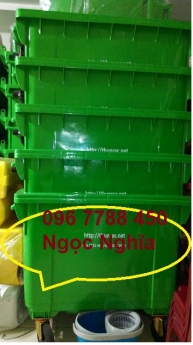Bán thùng rác nhựa 660 lít giá rẻ