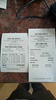 Máy tính tiền cảm ứng 2 màn hình cho phòng Gym tại Cần Thơ, Vĩnh Long