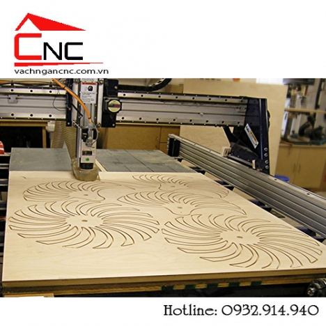 Sản phẩm vách ngăn hoa văn cắt cnc bằng gỗ công nghiệp