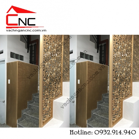 Ưu điểm nổi bật của vách ngăn cầu thang bằng gỗ đẹp