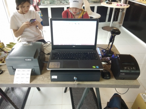 Máy in hóa đơn, phần mềm tính tiền cho cửa hàng tạp hóa tại Vị Thanh, Sóc Trăng