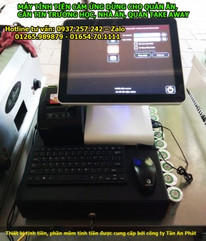 Máy in hóa đơn, phần mềm tính tiền cho quán cơm, quán phở tại Vị Thanh, Sóc Trăng