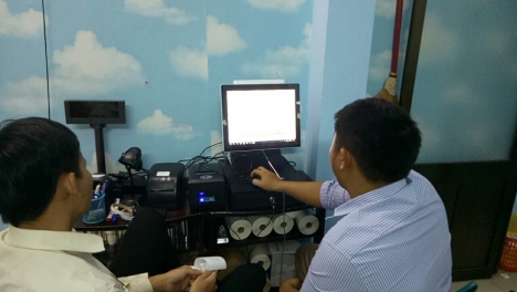 Máy in hóa đơn, phần mềm tính tiền cho cửa hàng tạp hóa tại Vị Thanh, Sóc Trăng