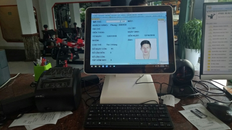 Máy in hóa đơn, phần mềm tính tiền cho phòng Gym tại Vị Thanh, Sóc Trăng