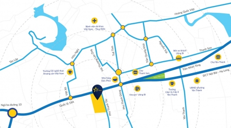 MỞ BÁN DỰ ÁN SAO VÀNG CITY_MẶT ĐƯỜNG QL 18, NGAY CẠNH VINCOM UÔNG BÍ