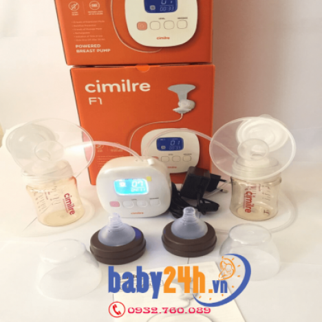Máy hút sữa đôi Cimilre F1 có pin sạc khuyến mãi lớn