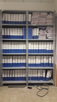 KỆ SẮT V LỖ LÀM TỦ HỒ SƠ