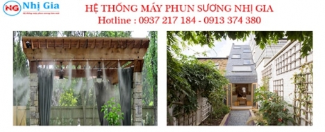 Chuyên lắp máy phun sương tại quận 3 TPHCM