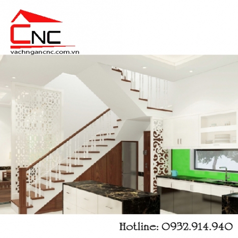 Nhận làm mẫu vách ngăn che giữa phòng khách và cầu thang cnc