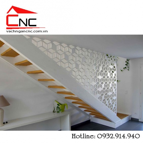 Ưu điểm nổi bật của vách ngăn cầu thang bằng gỗ đẹp