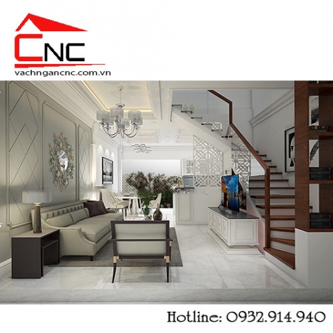 Ưu điểm nổi bật của vách ngăn cầu thang bằng gỗ đẹp