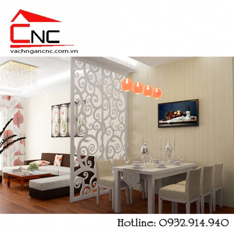 Sản phẩm vách ngăn hoa văn cắt cnc bằng gỗ công nghiệp tại tphcm