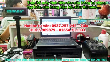 Nhận lắp đặt trọn bộ thiết bị tính tiền bán hàng cho cửa hàng tạp hóa