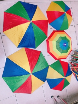 dù đội đầu tiện lợi