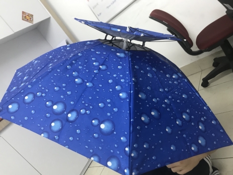 dù đội đầu tiện lợi