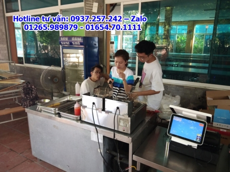 Nhận lắp đặt thiết bị tính tiền cảm ứng cho quán cơm, quán phở