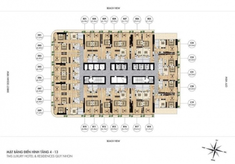 Tổ hợp Khách sạn & Căn hộ du lịch 5* TMS Luxury Hotel & Residence Quy Nhon