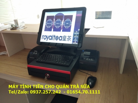 BÁN MÁY TÍNH TIỀN CHO QUÁN TRÀ SỮA, LẮP ĐẶT TẬN NƠI