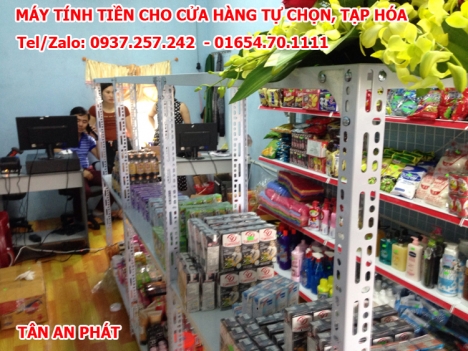 BÁN MÁY TÍNH TIỀN CHO CỬA HÀNG TỰ CHỌN, LẮP ĐẶT TẬN NƠI