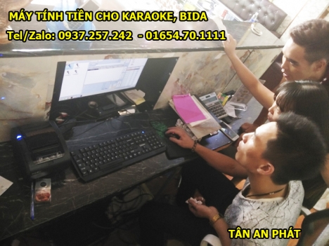 BÁN MÁY TÍNH TIỀN CHO KARAOKE,  BIDA, LẮP ĐẶT TẬN NƠI