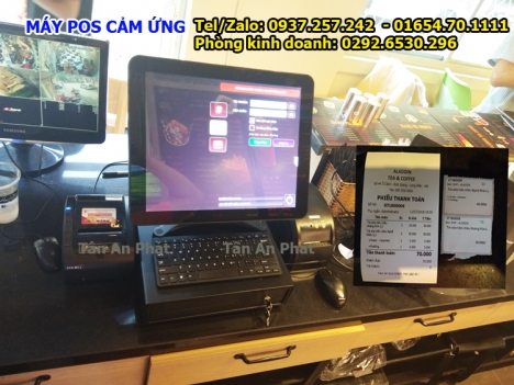 TRỌN BỘ MÁY POS CẢM ỨNG CHO QUÁN TRÀ SỮA, LẮP ĐẶT TẬN NƠI