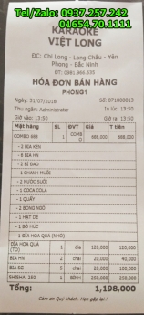 BÁN MÁY TÍNH TIỀN CHO KARAOKE,  BIDA, LẮP ĐẶT TẬN NƠI