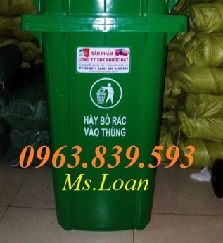 Thùng rác - thùng rác 100L - thùng rác nhựa 120L ... giá tốt