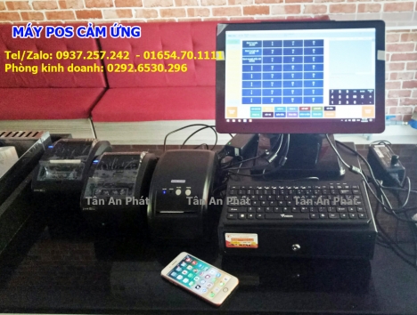 TRỌN BỘ MÁY POS CẢM ỨNG CHO QUÁN TRÀ SỮA, LẮP ĐẶT TẬN NƠI